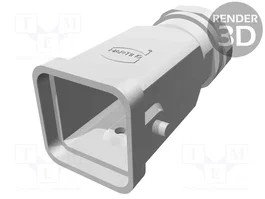HARTING Carcasa para conectores HDC Han 3A Gris