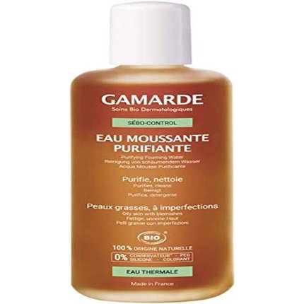 Gamarde Agua Espumosa BIO para pieles grasas 200ml