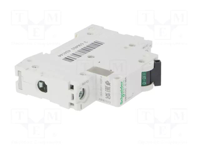 SCHNEIDER ELECTRIC Interruptor magnetotérmico C60H-DC 25A 500VDC 1 Polo Característica C SCHNEIDER ELECTRIC Interruptor magnetotérmico C60H-DC 25A 500VDC 1 Polo Característica C