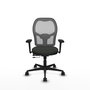 PIQUERAS Y CRESPO Silla de oficina Jorquera con mecanismo Sincro/Traslack, brazos 3D y lumbar regulable
