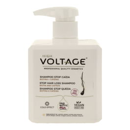 Voltage Shampoo Stop Caida Fortalece Cabello y Frena la Caída 500Ml