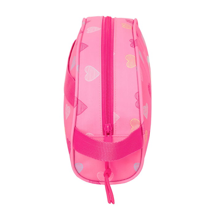 Neceser de Viaje Benetton Heart Rosa 28 x 18 x 10 cm