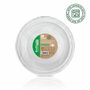 Maxi products Plato Llano Redondo 22cm Reutilizable Blanco -100U-