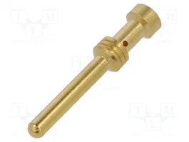 HARTING Contacto macho industrial Han E® dorado, 1.5 mm²