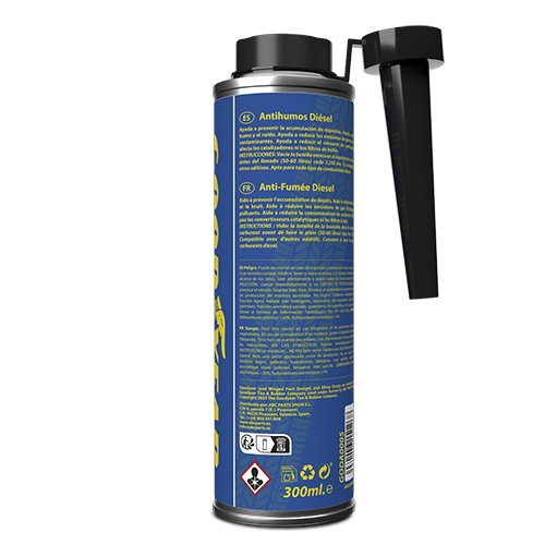 Goodyear GODA0005 Antihumos Diésel Aditivo de Combustible 300 ml, Reduce Emisiones de Humo, Previene Depósitos y Consumo, Apto para Diésel