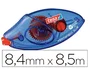 Tesa Rodillo Adhesivo Permanente Ecológico 8,4 mm x 8,5 m