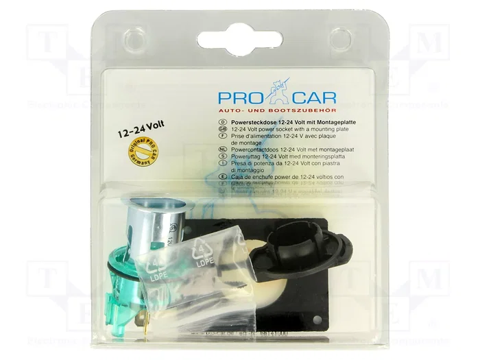 PRO CAR Tomacorriente de encendedor 12÷24VDC 16A