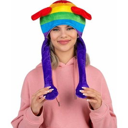 My Other Me Gorro arco iris con orejas talla única