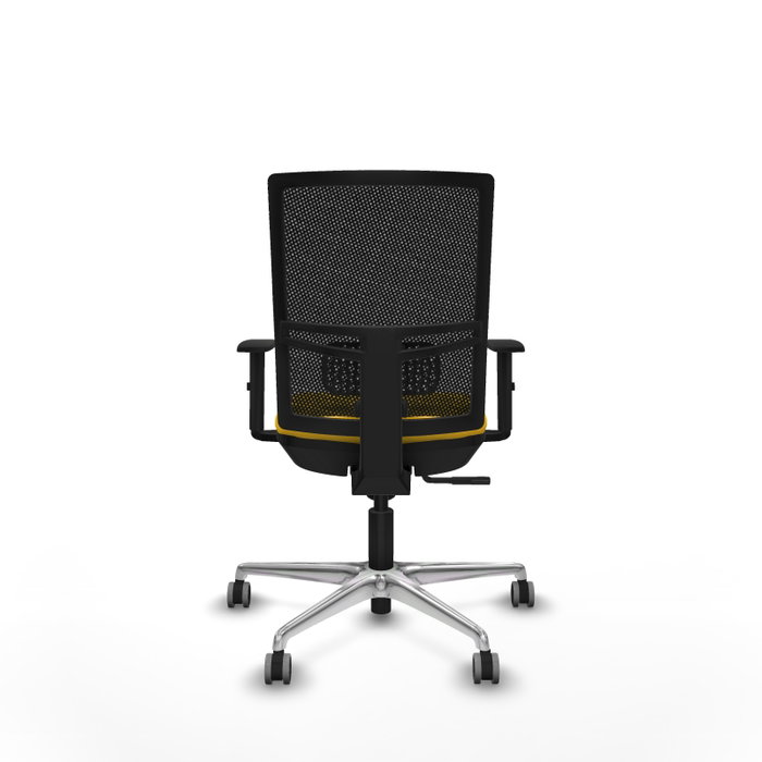 PIQUERAS Y CRESPO Silla de oficina Yunquera con mecanismo Sincro, Amarillo y Negro PIQUERAS Y CRESPO Silla de oficina Yunquera con mecanismo Sincro, Amarillo y Negro