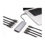DeLOCK Hub USB 64323 con 7 puertos, HDMI 4K y PD 3.0 90W, Gris