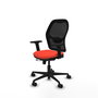 PIQUERAS Y CRESPO Silla de oficina Jorquera Naranja oscuro/Negro
