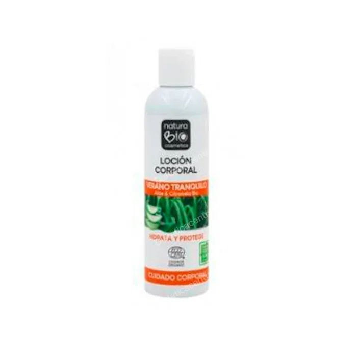Naturabio Cosmetics Loción Corporal Verano Tranquilo Citronela 250 ml Hidratante Repelente Ecológica Naturabio Cosmetics Loción Corporal Verano Tranquilo Citronela 250 ml Hidratante Repelente Ecológica