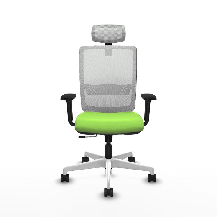 PIQUERAS Y CRESPO Silla de oficina Haches Pistacho y Blanco PIQUERAS Y CRESPO Silla de oficina Haches Pistacho y Blanco