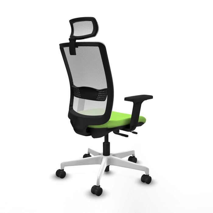 PIQUERAS Y CRESPO Silla de oficina Haches Pistacho y Blanco PIQUERAS Y CRESPO Silla de oficina Haches Pistacho y Blanco