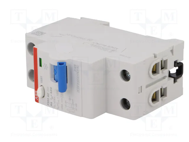ABB F202AC-16/0.01 Interruptor diferencial de 2 polos, 16A, 10mA