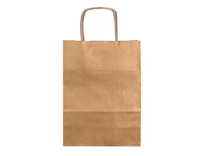 Q-connect Bolsa Kraft Natural Asa Retorcida 270x120x360 mm