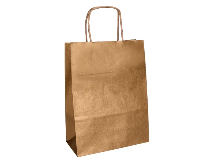 Q-connect Bolsa Kraft Natural Asa Retorcida 270x120x360 mm