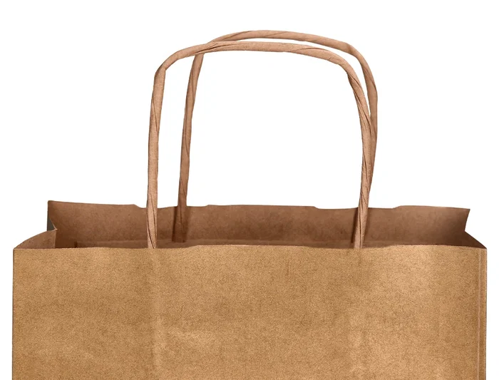 Q-connect Bolsa Kraft Natural Asa Retorcida 270x120x360 mm