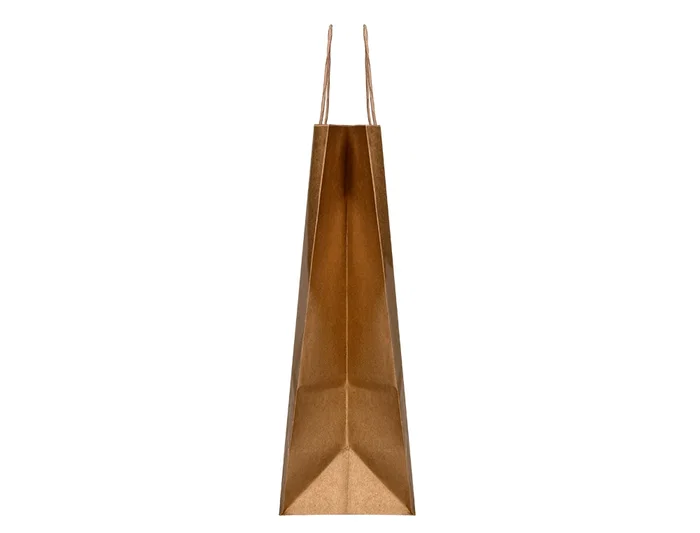 Q-connect Bolsa Kraft Natural Asa Retorcida 270x120x360 mm