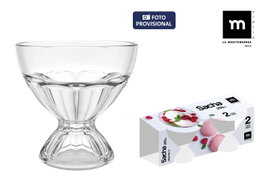 La Mediterranea Set de 2 Copas de Helado Sacha 250cc