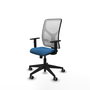 PIQUERAS Y CRESPO Silla de oficina Motilla Sincro Azul claro y Blanco