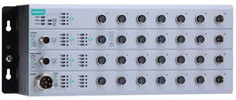 Moxa EN 50155 Switches Ethernet Gigabit 12+4G/24+4G con hasta 20 puertos PoE para aplicaciones ferroviarias, rango de temperatura -40 a 75°C