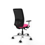 PIQUERAS Y CRESPO Silla de oficina Zulema Rosa con mecanismo Sincro