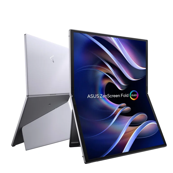 Asus ZenScreen Fold OLED MQ17QH 17.3 pulgadas Quad HD Plata
