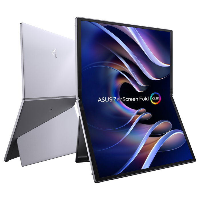 Asus ZenScreen Fold OLED MQ17QH 17.3 pulgadas Quad HD Plata