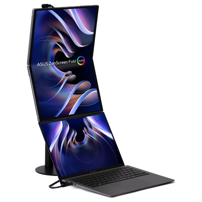 Asus ZenScreen Fold OLED MQ17QH 17.3 pulgadas Quad HD Plata