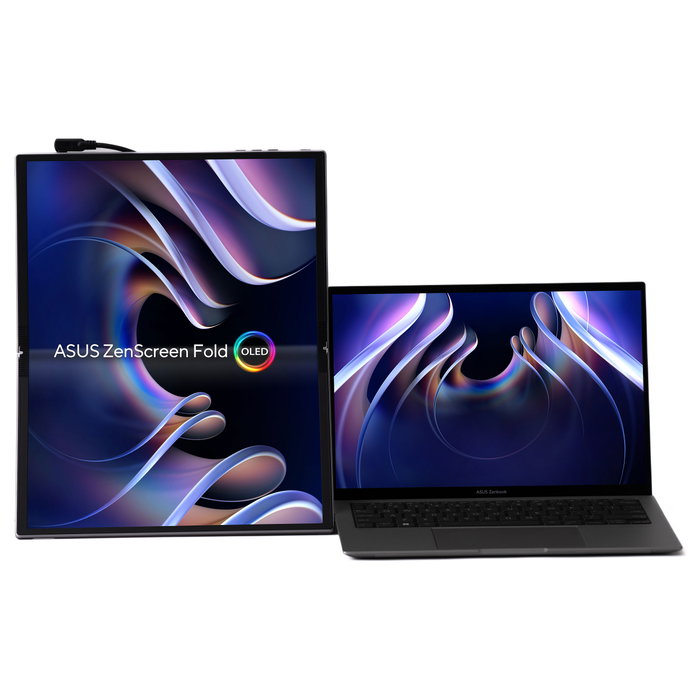Asus ZenScreen Fold OLED MQ17QH 17.3 pulgadas Quad HD Plata