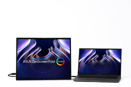 Asus ZenScreen Fold OLED MQ17QH 17.3 pulgadas Quad HD Plata