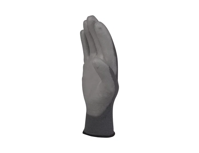 Deltaplus Guantes de poliéster antideslizante lavables talla 10 gris Deltaplus Guantes de poliéster antideslizante lavables talla 10 gris