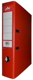 Dohe Archivador Palanca Archicolor A4 Lomo Estrecho Rado Cartón Forrado PP Rojo