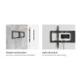 Equip Soporte de pared fijo inclinable 650361 para pantallas 43-95 pulgadas, VESA 800x400, 75kg