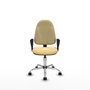 PIQUERAS Y CRESPO Silla de oficina Algarra en Crema