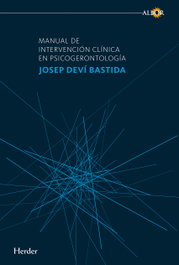 HERDER, MANUAL DE INTERVENCION CLINICA PSICOGERONTOLOGIA - HERDER