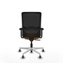 PIQUERAS Y CRESPO Silla de oficina Zulema Naranja y Negro