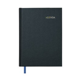 DOHE Agenda Segovia Cosida Tapa Extra 140x200 Perpetuo Negro