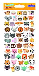 Stickers Grupo Global Gift Bolsa 1H Tweeny Foamy Caras Animales
