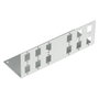 EFB Elektronik 53603.4 Tapa ciega para rack Plata