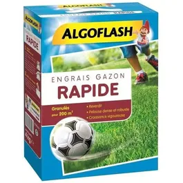 Algoflash Fertilizante de Hierba de Acción Rápida - Césped Verde y Denso - 4 kg