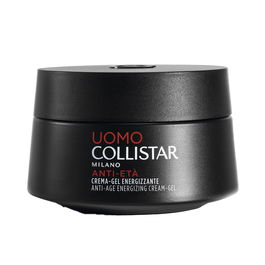 Collistar UOMO Crema Gel Energizante Facial para Hombre 50 ml, Tratamiento Antiedad Revitalizante con Células de Secuoya y Extracto de Granado Italiano