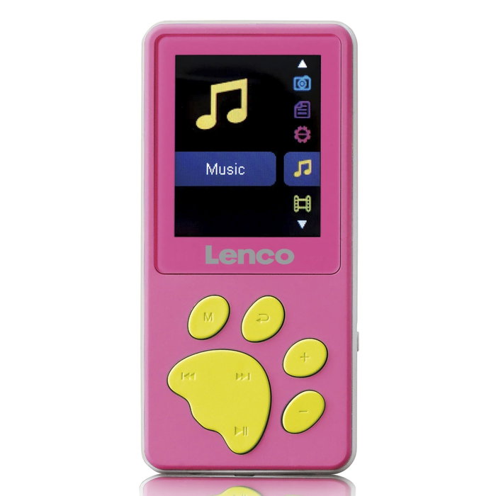 Lenco Xemio-560PK Reproductor MP3 / MP4 Rosa con 8 GB
