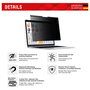 Displex Filtro de Privacidad Blickschutzfilter para Portátil 15.6" (16:9) 39.6 cm, Antirreflectante, Magnético, Fácil Instalación y 2 Años de Garantía