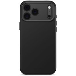 Decoded AntiMicrobial Silicone Backcover para iPhone 17 Pro Max, Negro