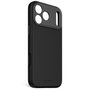 Decoded AntiMicrobial Silicone Backcover para iPhone 17 Pro Max, Negro