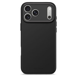 Decoded Funda de Silicona Antimicrobiana para iPhone 17 Pro Max, Negro
