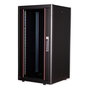ROLINE Rack de Red 19 Pulgadas Basic 22U, 600x600 mm, Puerta de Cristal, 600 kg Carga, Negro - 26.21.0200