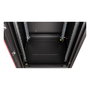 ROLINE Rack de Red 19 Pulgadas Basic 22U, 600x600 mm, Puerta de Cristal, 600 kg Carga, Negro - 26.21.0200